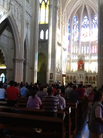French Gothic basilica, Guanajuato Mexico, July 2016