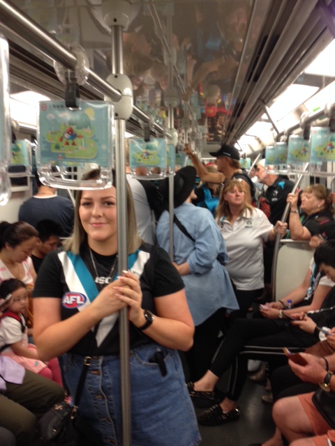 Game in Shanghai May 2017- Port supporters taking over Shanghai metro!