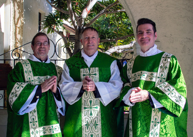 Celebrating at All saints' San Diego November 18, 2018