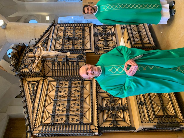 Basilica of the Holy Family in Barcelona, concelebrated Mass